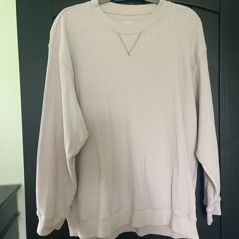 Aerie Women’s Light Pink Crewneck Sweater